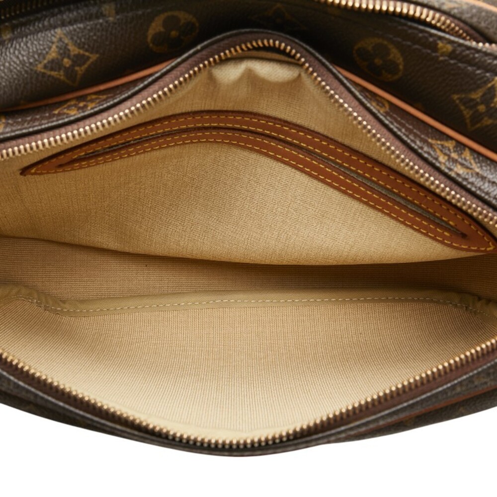 LOUIS VUITTON Authentic Brown Monogram Leather Shoulder Bag - Picture 11 of 15